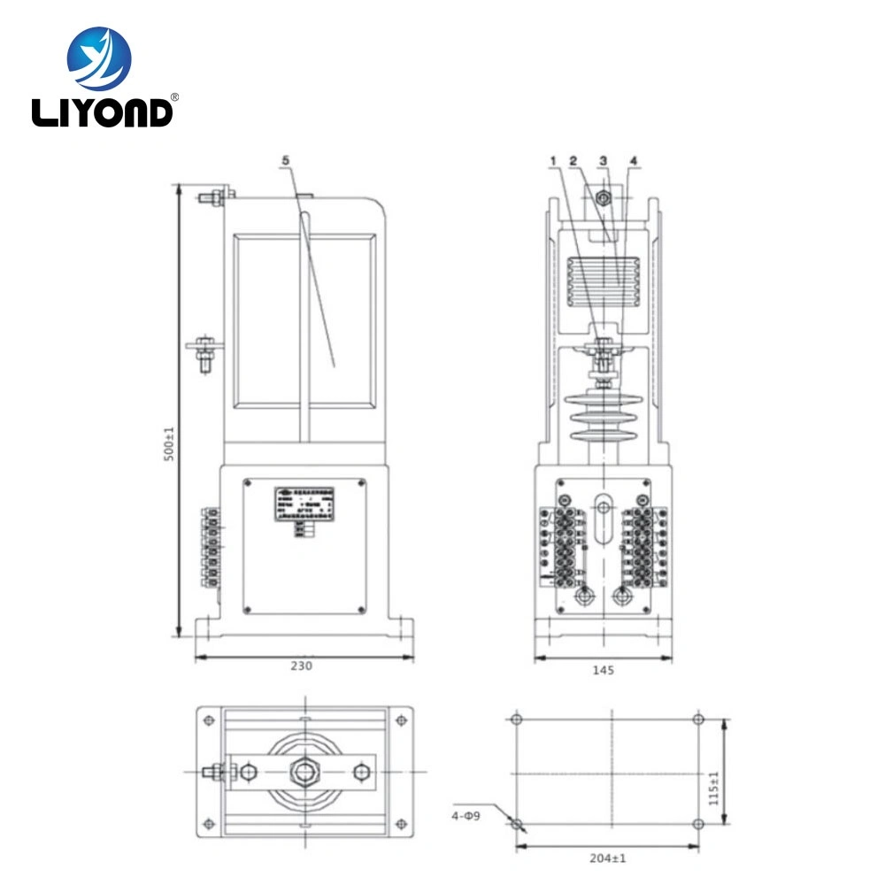 12kv AC High Voltage Single Pole Vacuum Contactor